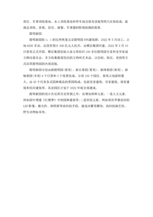 横店影视城景点介绍.docx
