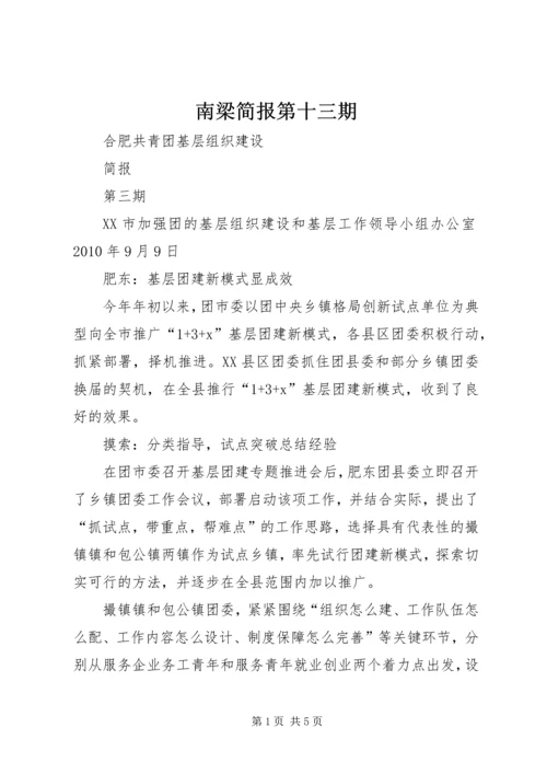 南梁简报第十三期 (2).docx