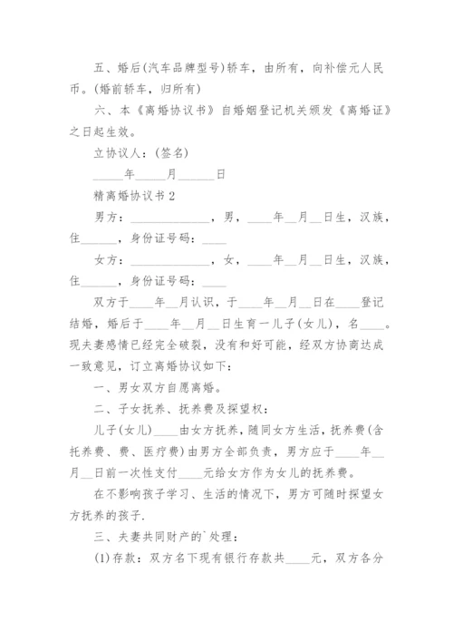 精离婚协议书.docx