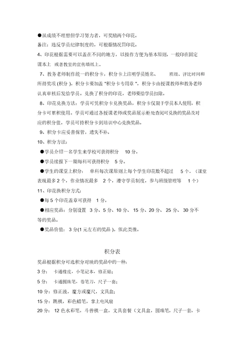 积分奖励管理办法