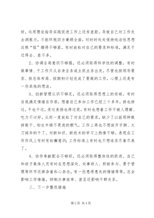 保持党的纯洁性剖析整改措施.docx