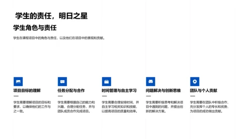 课程成果展示报告PPT模板