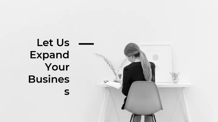 创意黑白调极简主义公司简介动态PPT模板