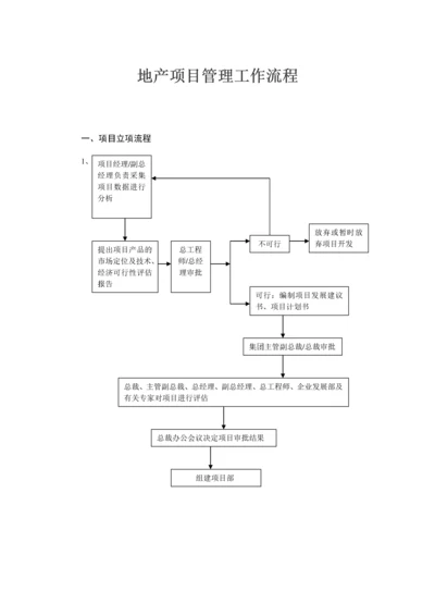 地产项目管理工作流程.docx