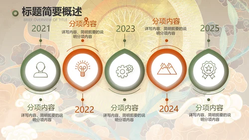敦煌国潮风工作总结汇报动态PPT