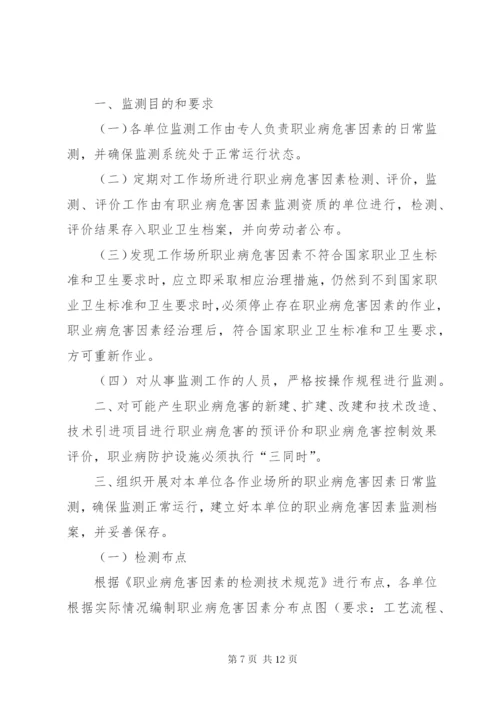 职业病危害因素监测及评价制度 (2).docx