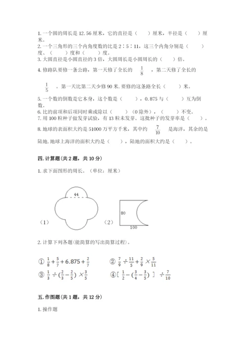 小学数学六年级上册期末测试卷（培优a卷）.docx