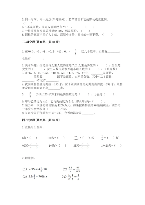 小升初数学期末测试卷附参考答案ab卷.docx