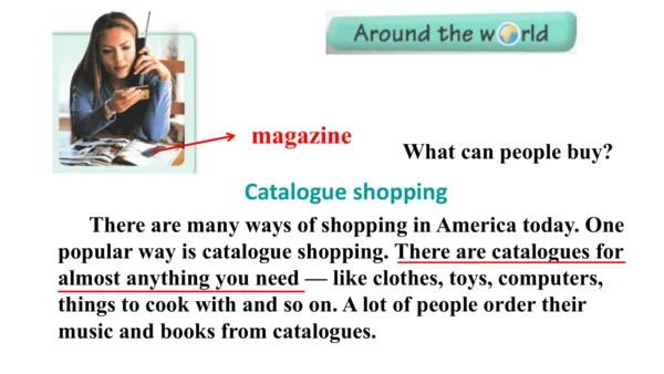 Module 5 Shopping Unit 3 Language in use 课件（外研版七年级