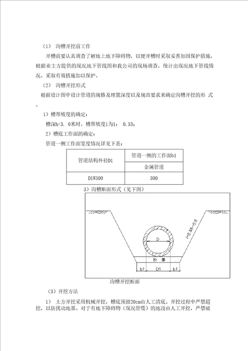 球墨铸铁管施工方案