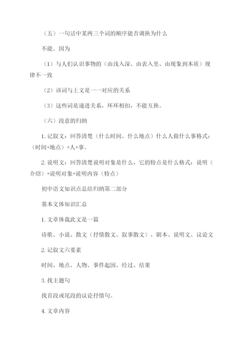 初中语文复习知识点总结范文.docx