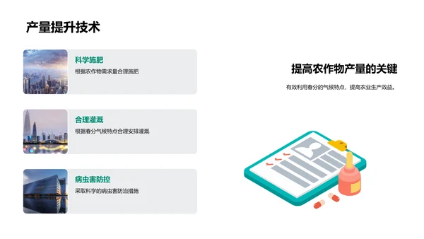 春分农事应对策略PPT模板