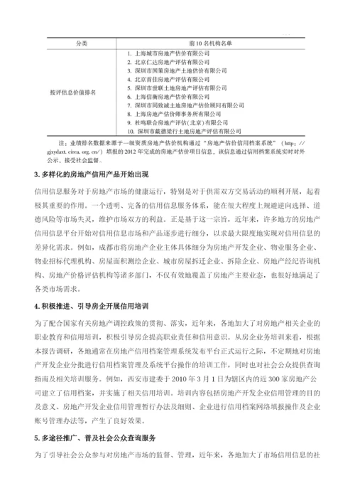 我国房地产业信用状况与展望.docx