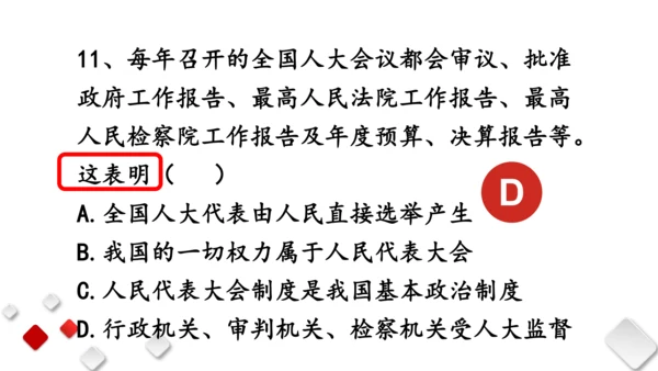第三单元  人民当家作主  期末复习课件(共93张PPT)