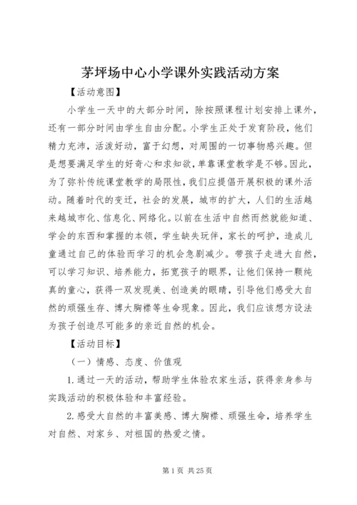 茅坪场中心小学课外实践活动方案.docx