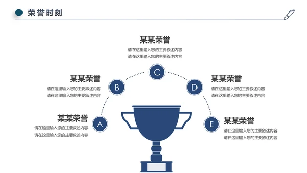 蓝色简约企业宣传企业简介公司简介PPT模板