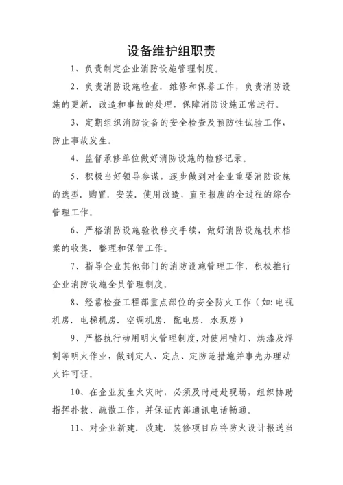 网络服饰商铺各项消防安全管理制度全套.docx