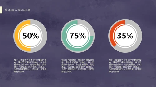 复古图案文艺工作总结通用PPT模板