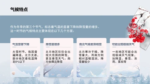 二十四节气之大雪PPT模板