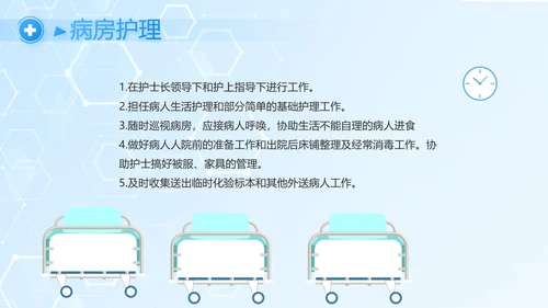蓝色大气医生述职报告动态PPT