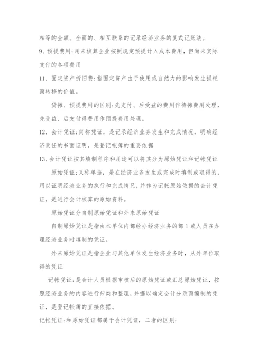 初级会计实务知识点归纳、汇总.docx