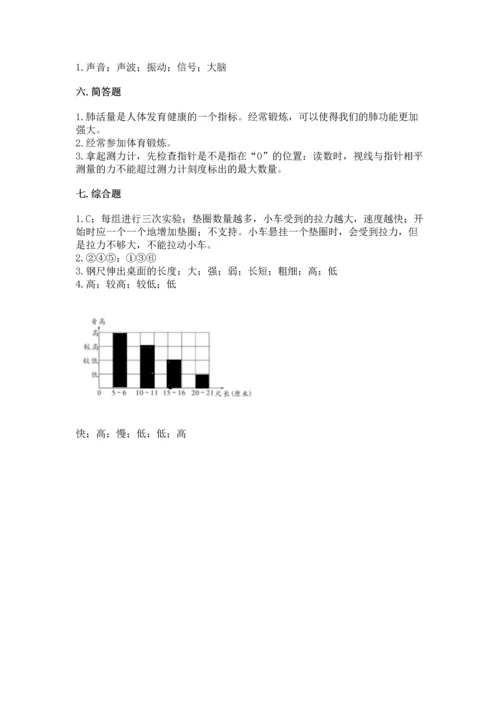 教科版科学四年级上册期末测试卷精品（完整版）.docx