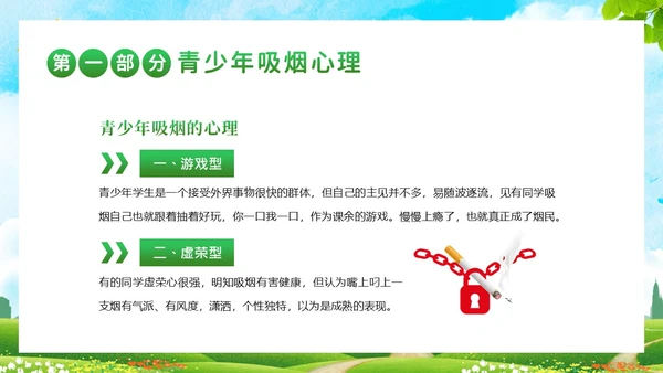 校园禁烟拒绝吸烟拒绝抽烟世界无烟日主题班会PPT