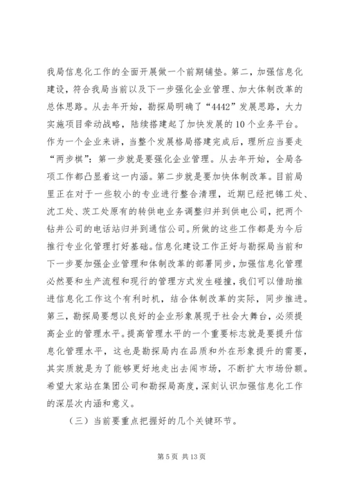 副局长在勘探局信息化工作会议上的讲话.docx