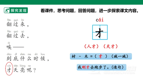 部编1A 第7单元 第4课 明天要远足（2）课件