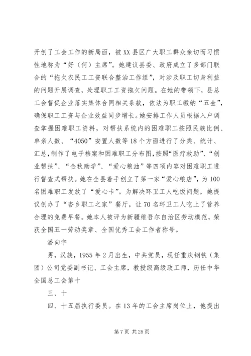 全国优秀工会工作者标兵简要事迹.docx