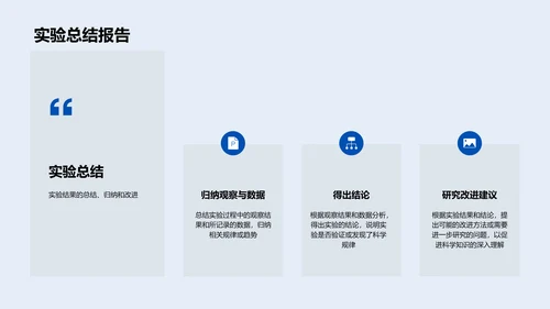 科学实验教学PPT模板