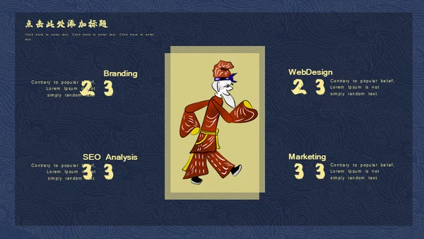 中国传统文化民俗皮影戏通用PPT模板