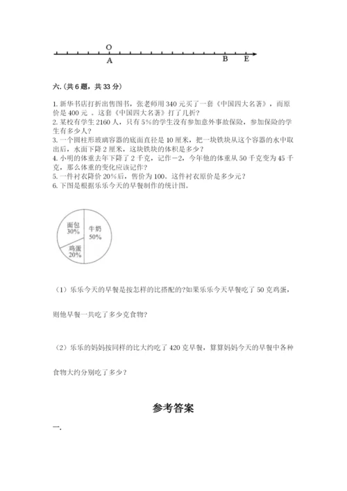 西安铁一中分校小学数学小升初第一次模拟试题（全优）.docx