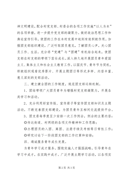 社区年度团支部工作计划范文.docx