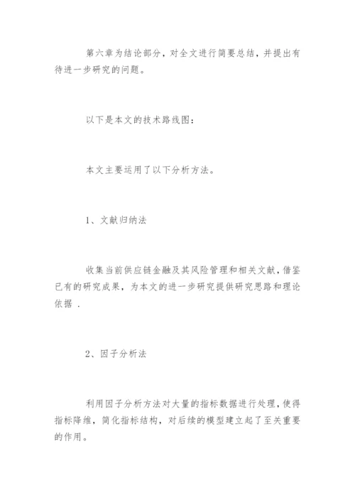 金融学毕业论文开题报告精编.docx