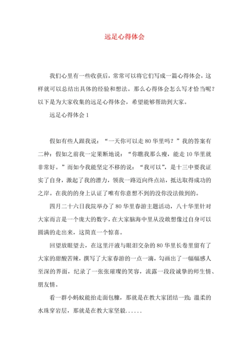 远足心得体会.docx