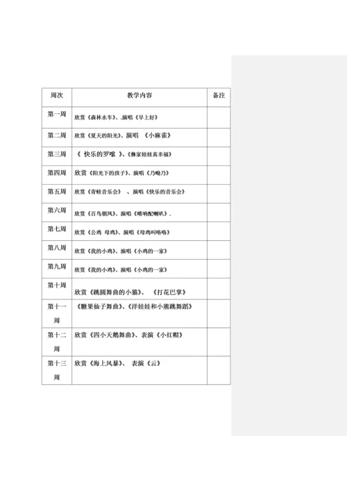 人音版小学音乐二年级上册教案(全册).docx