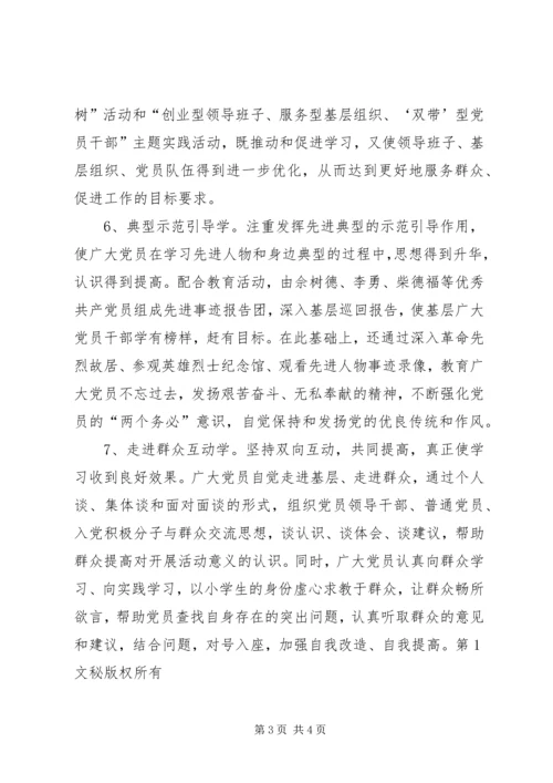 多措并举确保先进性教育学习见成效 (7).docx