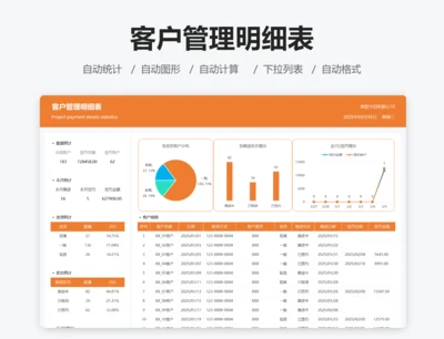 客户管理明细表