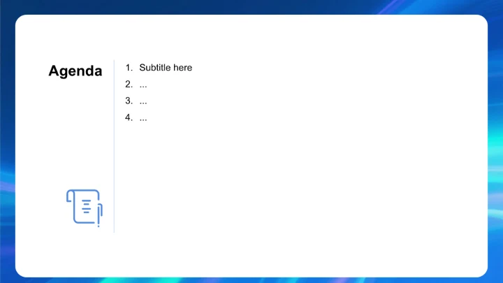 蓝色科技风企业新服务上线发布汇报PPT主题