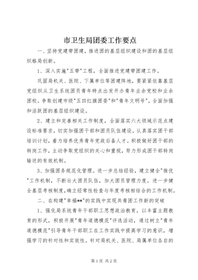 6市卫生局团委工作要点.docx