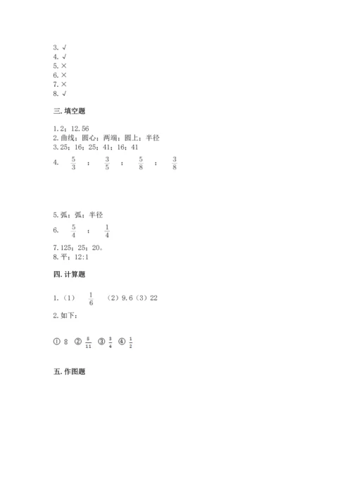 小学数学六年级上册期末考试卷含答案【研优卷】.docx