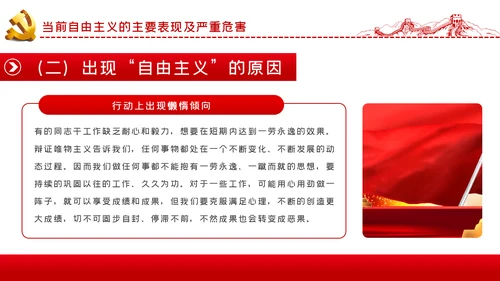 对党忠诚强化政治纪律反对自由主义ppt模板