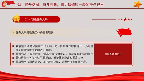 政法系统党课：筑牢政治忠诚，锻造四个铁一般政法铁军ppt