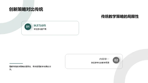 转变与创新：教学策略新纪元