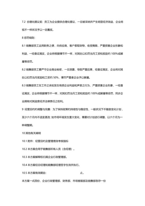 广汽传祺销售部绩效考核方案.docx