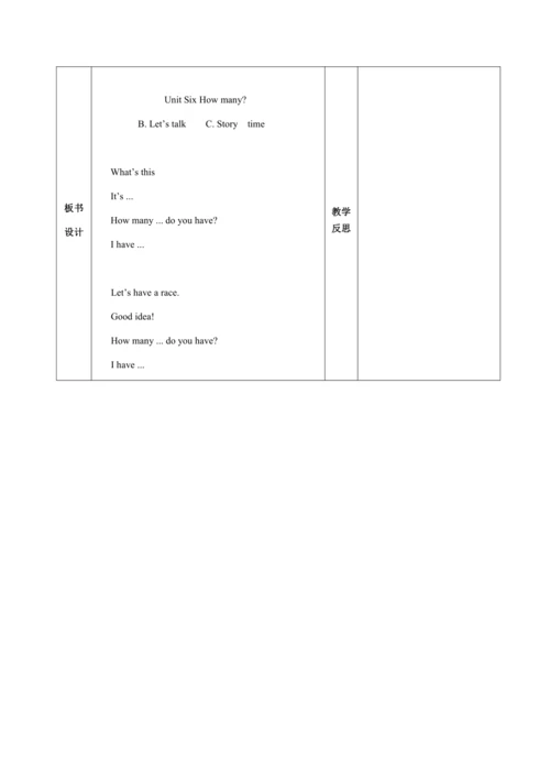 【课堂跟踪】Unit6HowmanyPartBLet'stalkLet'sfindoutPartCS