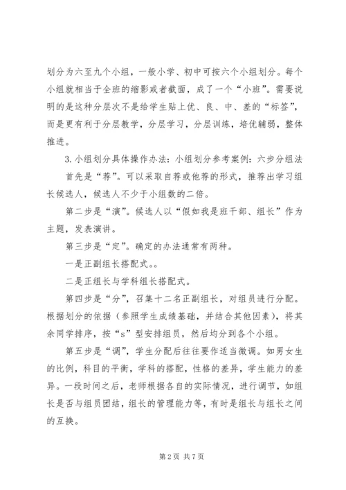 学习小组建设培训心得 (2).docx