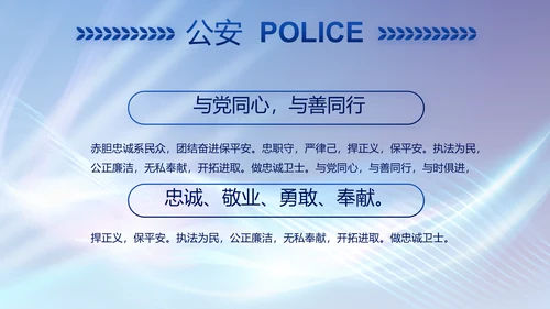 大气公安年终工作总结新年计划PPT