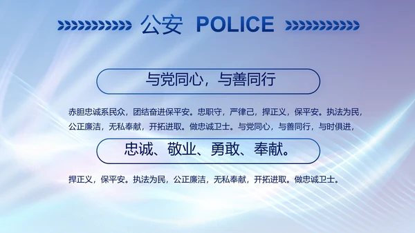 大气公安年终工作总结新年计划PPT